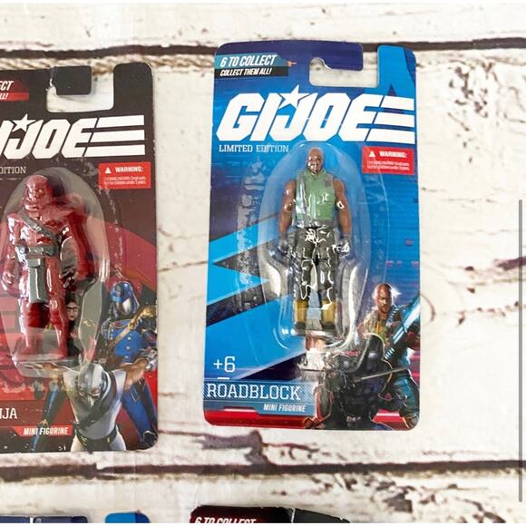 GI JOE Limited Edition Hasbro Mini Figures - Picture 3 of 5